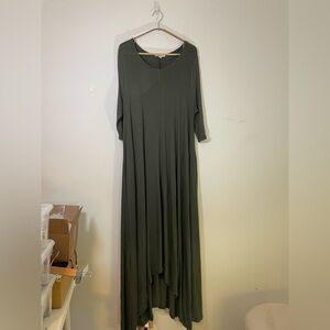 Love in Deep Olive Long Sleeve Dress